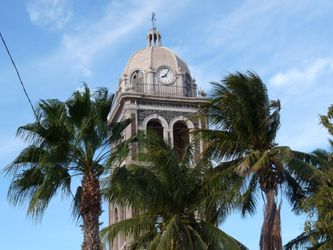 particolare del campanile della  Misión de  Nuestra  Señora de Loreto